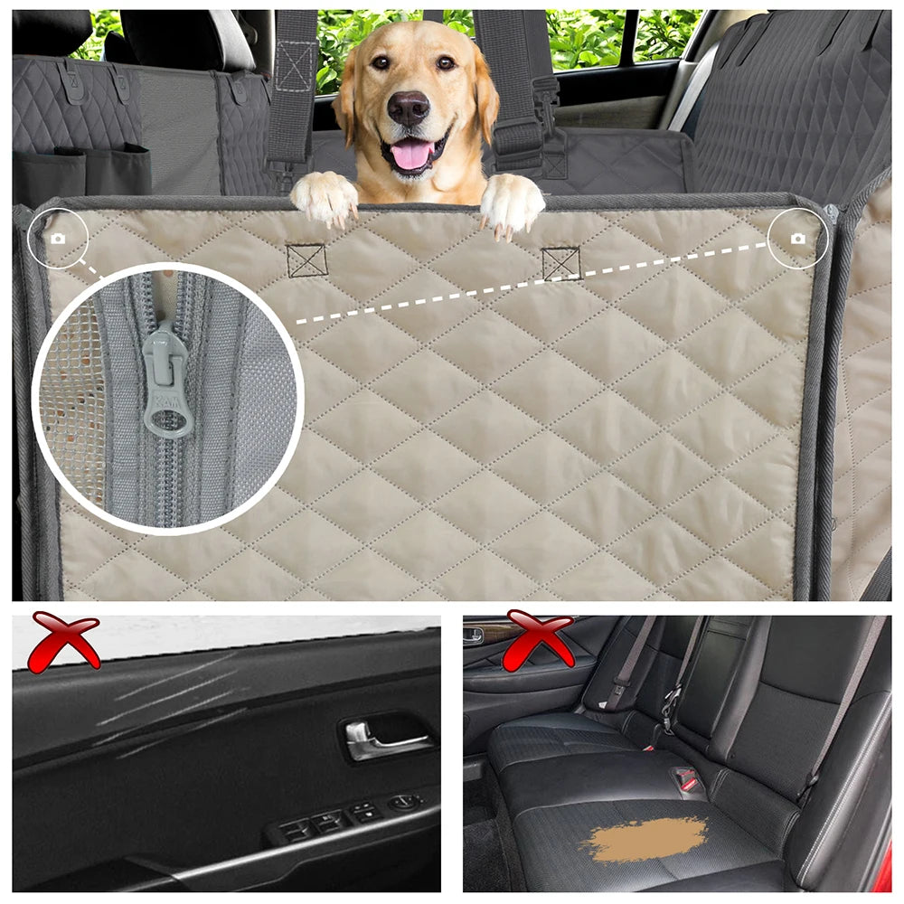 Car Seat Cover Waterproof Rear Back Seat Protector Mat