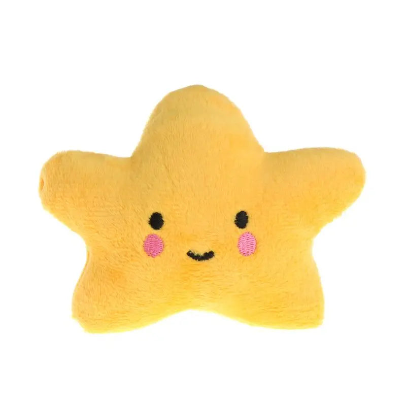 Pet Toy Plush Cloud Star Shaped Soft Squeaky Sound Dog Chew Puppy Kids Retailsale