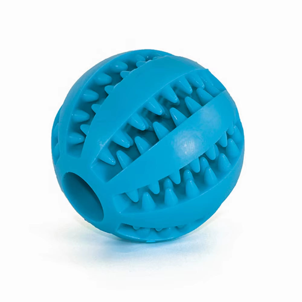 Rubber Tooth Cleaning Snack Ball for Dogs Indestructible Dog Toy for Large Dogs Soft Pet Chew Toys Interactive Dog Accessories