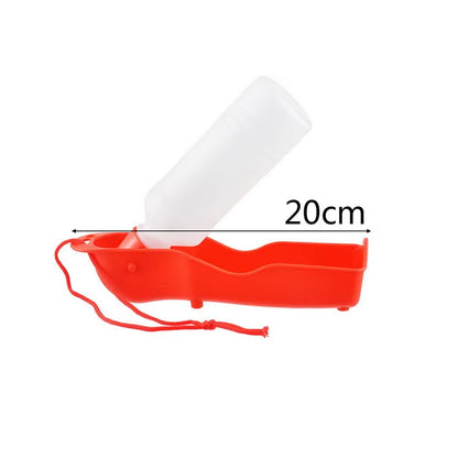 Pet Folding Drinker 500ML/250ML Pet Dog Cat Drinking Bowl Pet Travel Drinker Plastic Water Bottle Outdoor Travel Portable Bottle